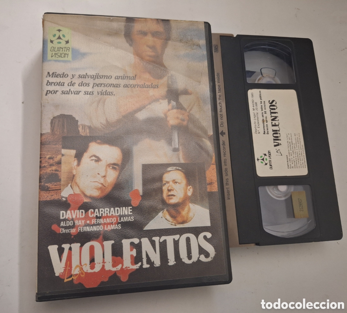 Cine: Los Violentos VHS David Carradine - Foto 1