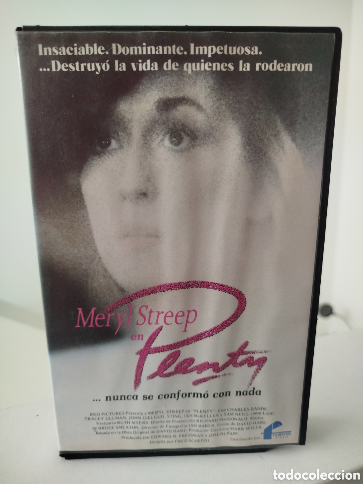 Cine: PLENTY pel&iacute;cula vhs plenty