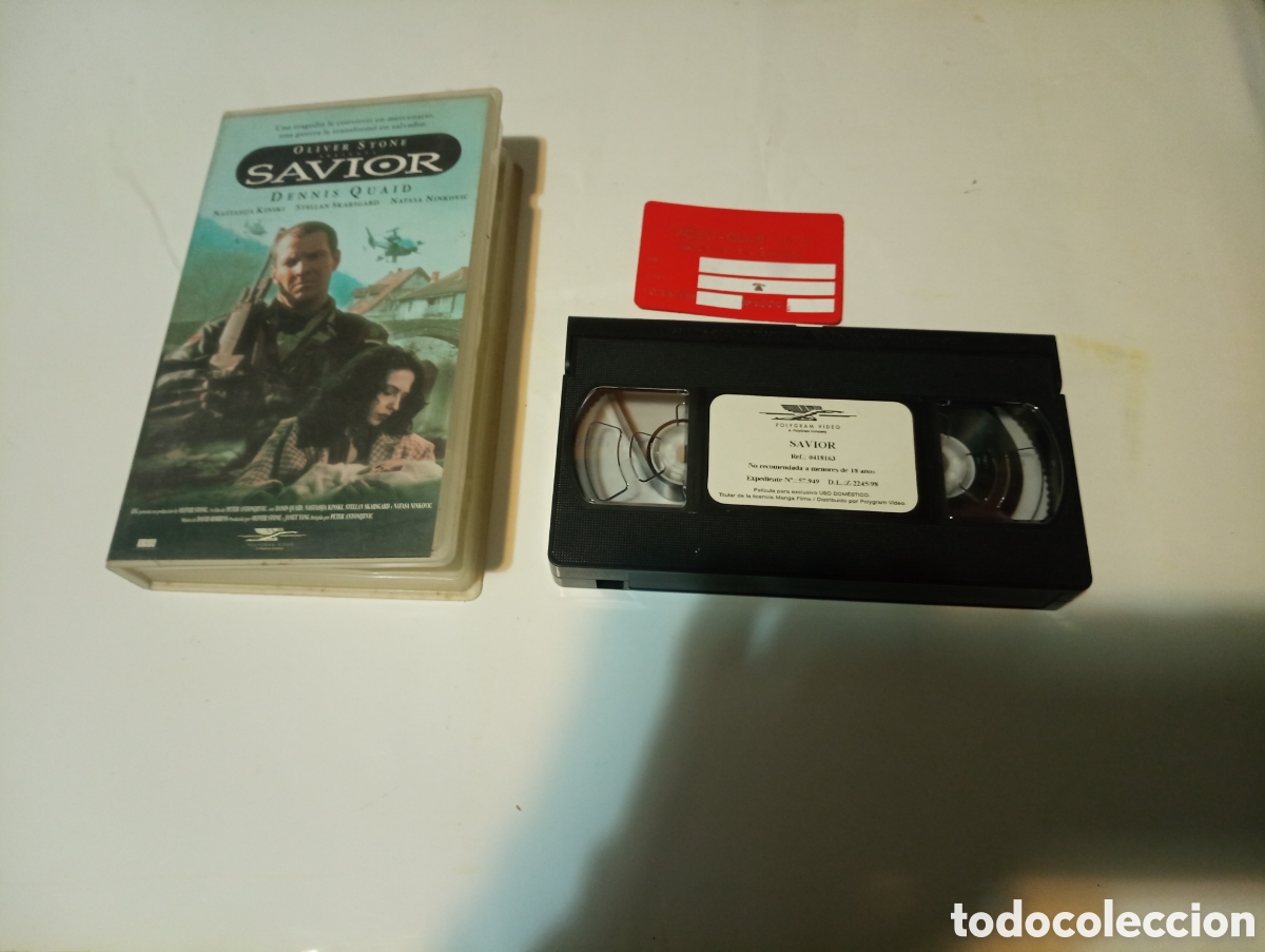 Cine: VHS SAVIOR DENNIS QUAID - Foto 1