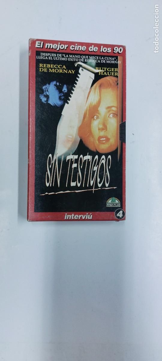 Cine: Sin Testigos VHS Intervi&uacute; - Foto 1