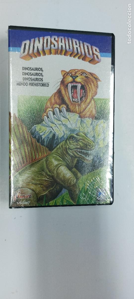 Cine: Dinosaurios, dinosaurios, dinosaurios Mundo prehist&oacute;rico VHS PRECINTADA