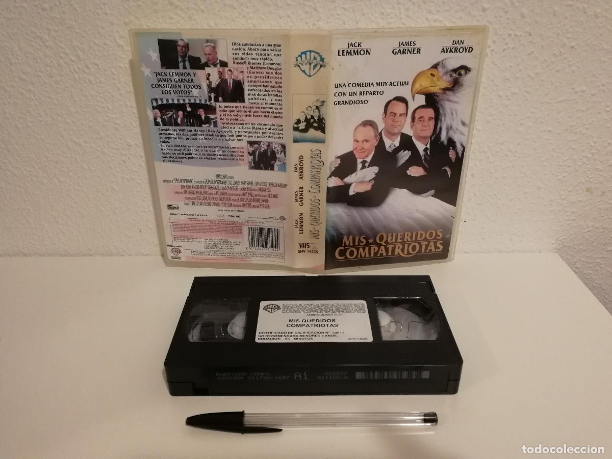 Cine: VHS ORIGINAL - MIS QUERIDOS COMPATRIOTAS - JACK LEMMON - Foto 1