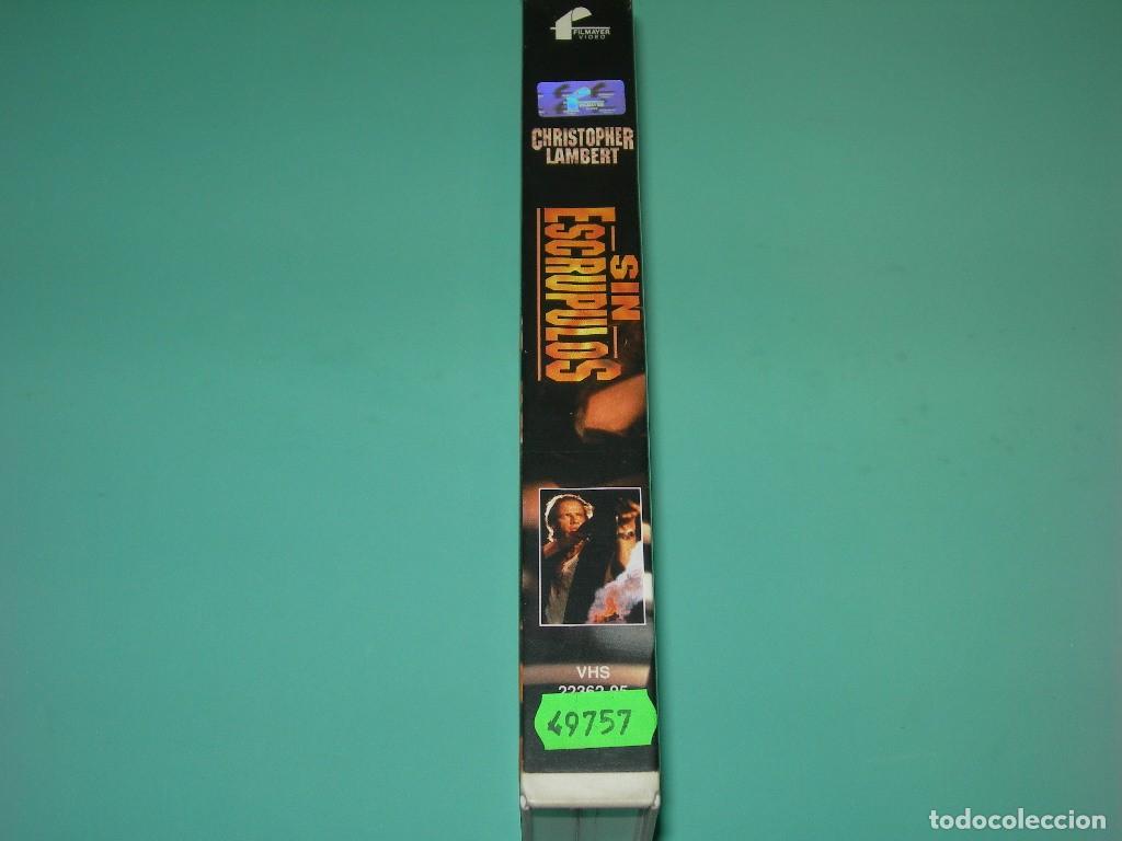 Cine: PEL&Iacute;CULA VHS SIN ESCR&Uacute;PULOS - CHRISTOPHER LAMBERT - - Foto 3