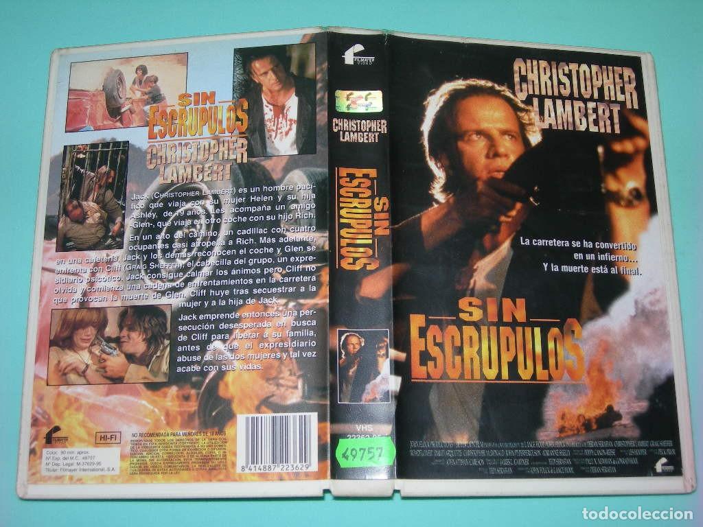 Cine: PEL&Iacute;CULA VHS SIN ESCR&Uacute;PULOS - CHRISTOPHER LAMBERT - - Foto 6
