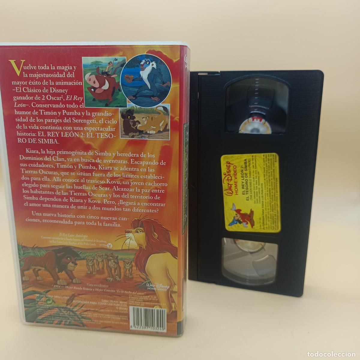 Cine: VHS EL REY LEON 2, EL TESORO DE SIMBA - Foto 2