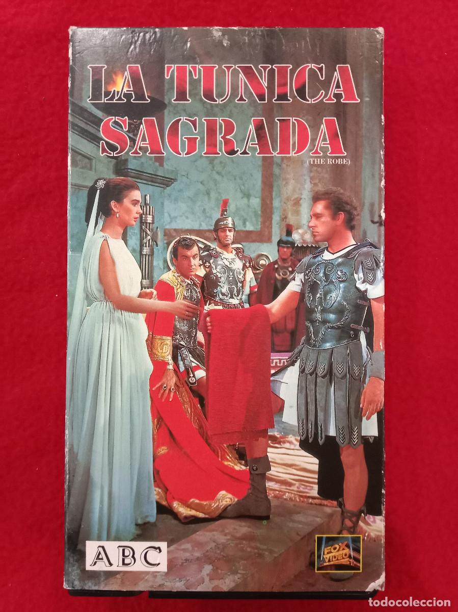 Cinema: La T&uacute;nica Sagrada - Pel&iacute;cula VHS - Caja de Cart&oacute;n.