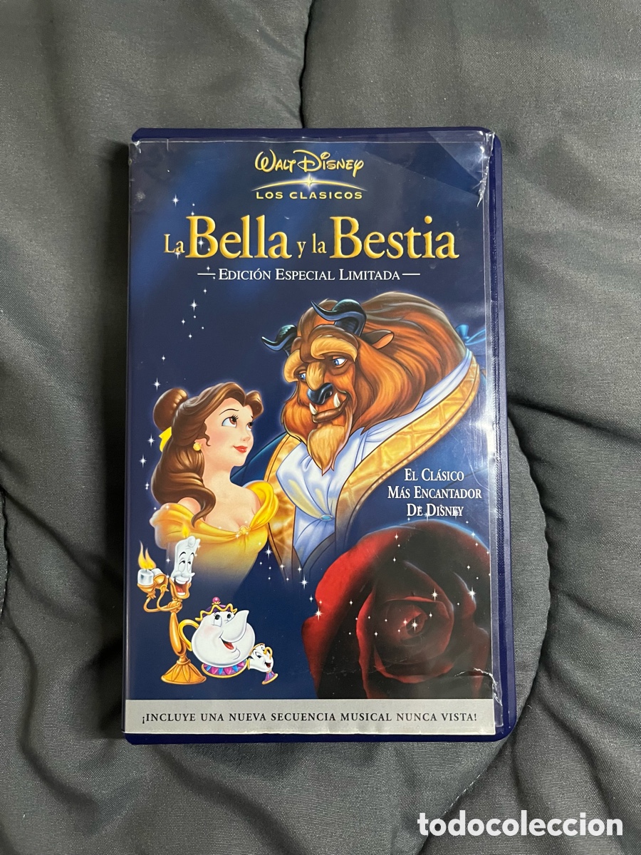 Cine: Disney La Bella y la Bestia - Edici&oacute;n Limitada en VHS.