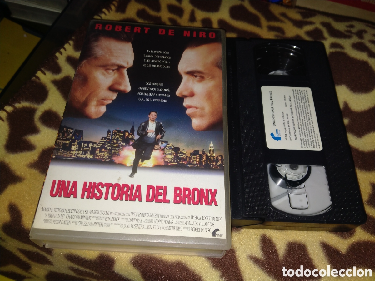 Cine: VHS- Una historia del Bronx- Caja grande