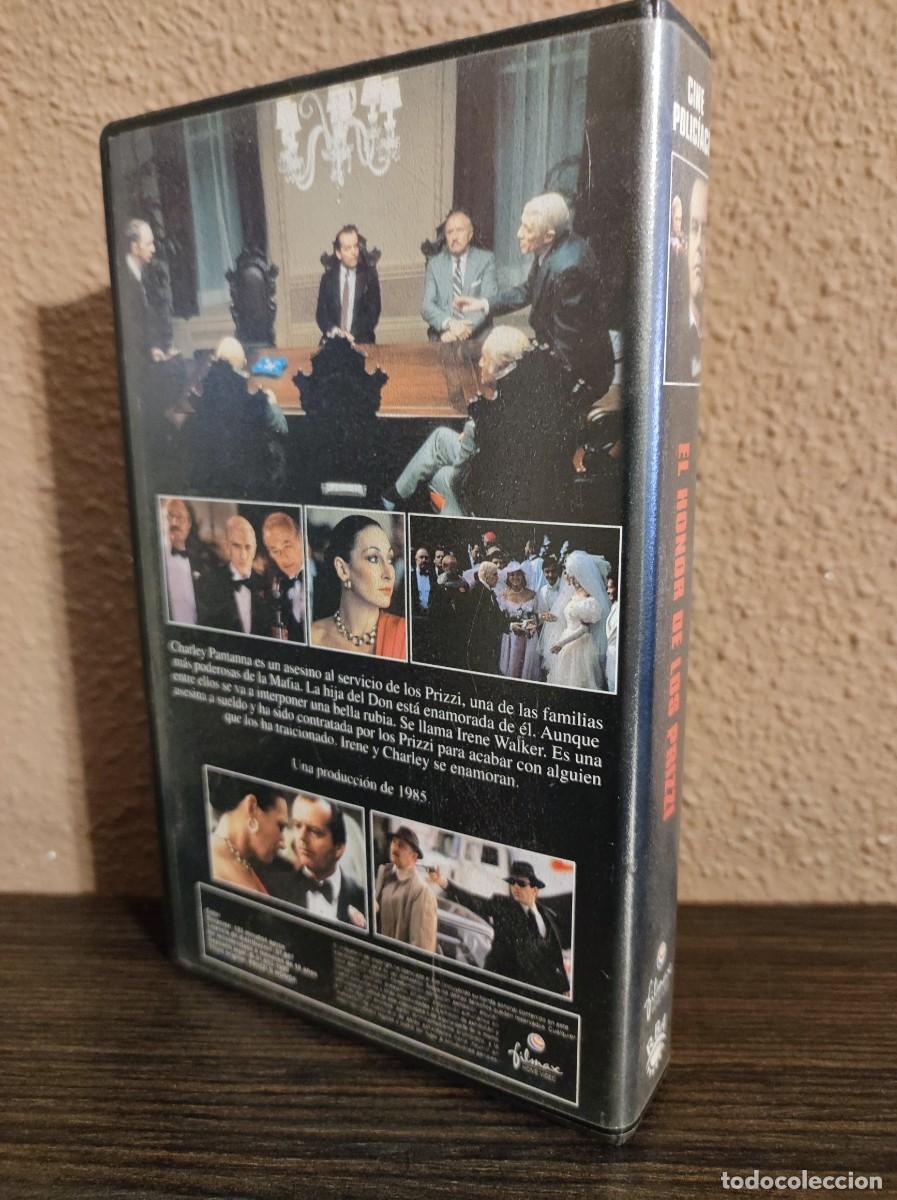 Cine: CINTA VHS EL HONOR DE LOS PRIZZI. - Foto 2