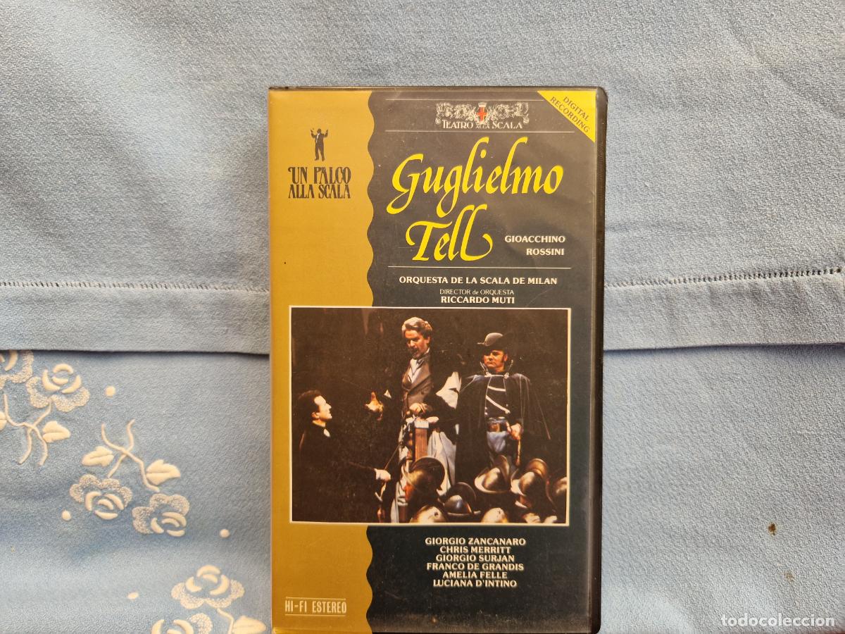 Cinema: VHS. GUGLIELMO TELL. ORQUESTA DE LA SCALA DE MILA,