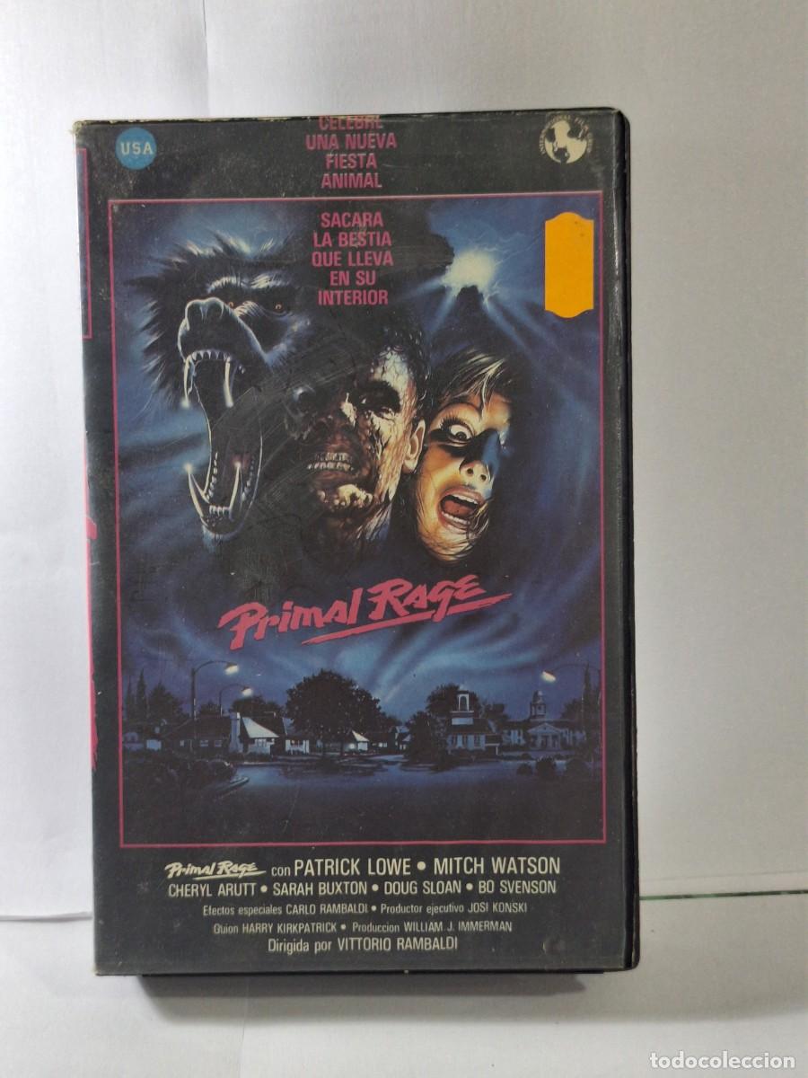 primal rage en vhs pelicula. . - Compra venta en todocoleccion