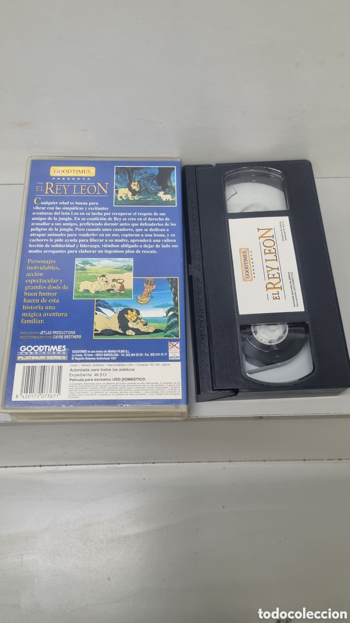 Cine: Pel&iacute;cula VHS el rey leon - Foto 2