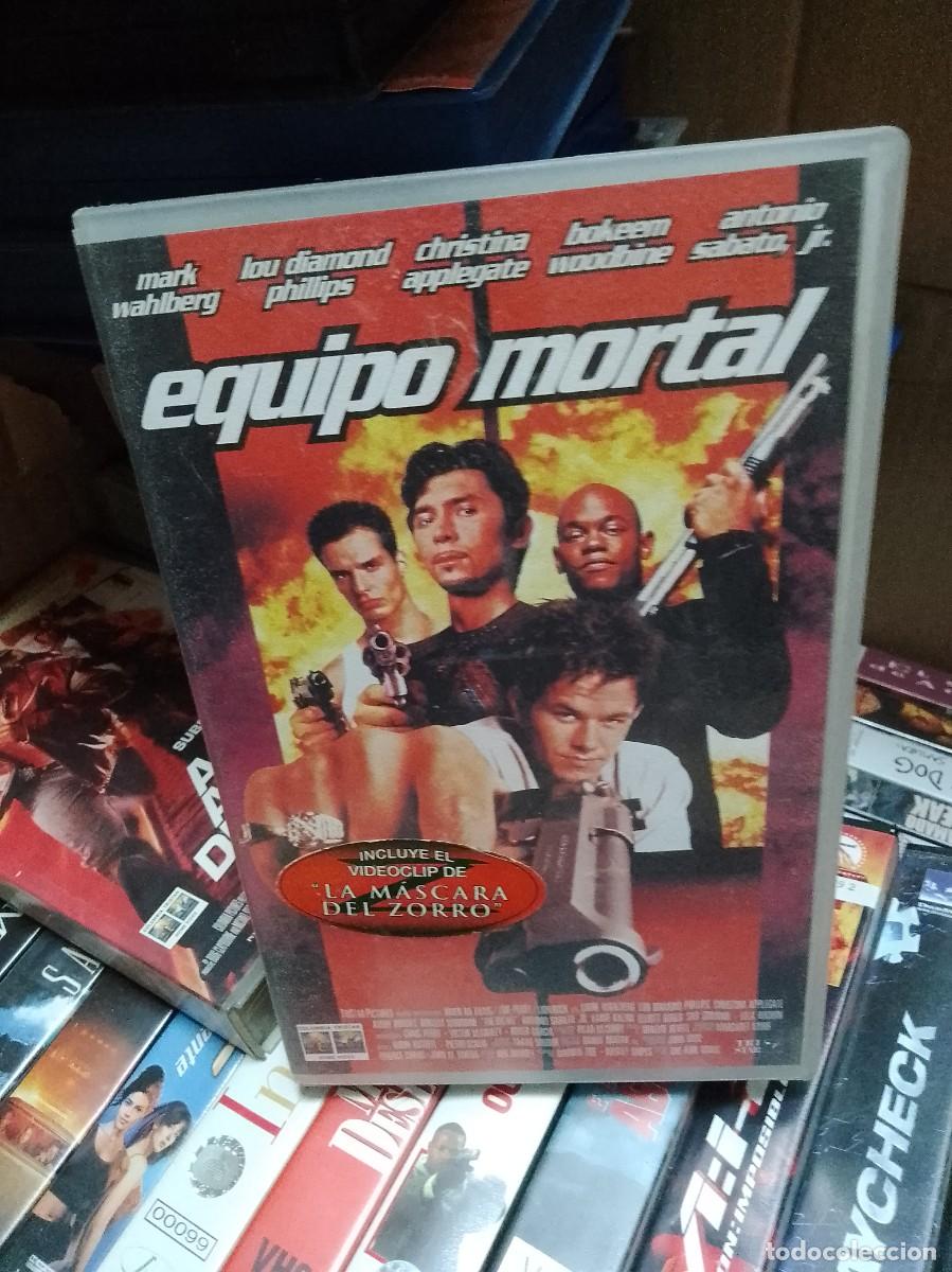 Cine: Equipo mortal vhs caja grande vhs