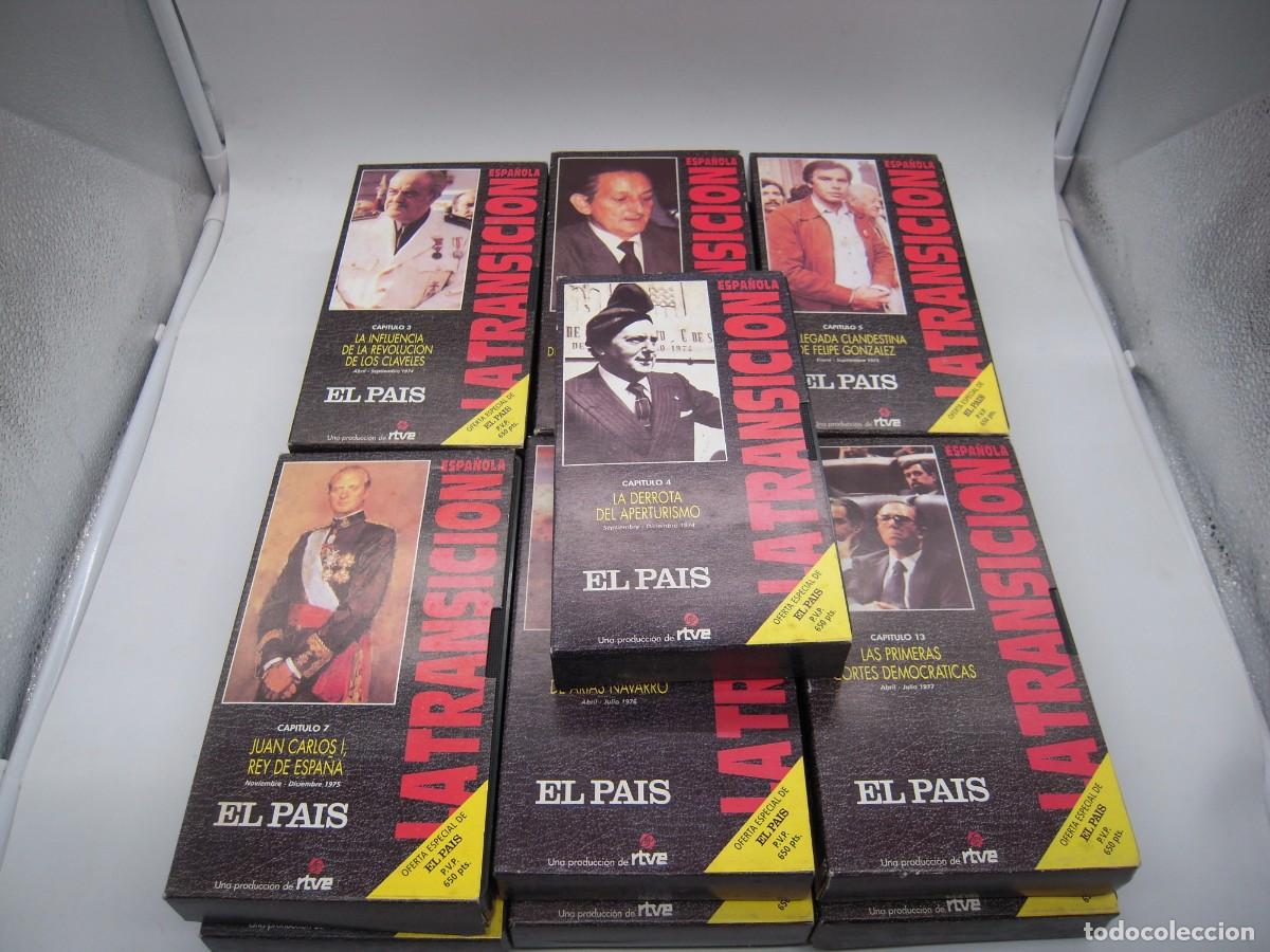 Cine: lote 13 VHS la transicion espa&ntilde;ola coleccion del pais