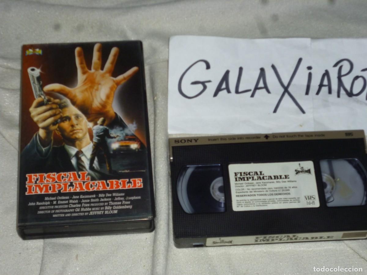 Cine: Fiscal implacable. Pelicula en video VHS - Foto 1
