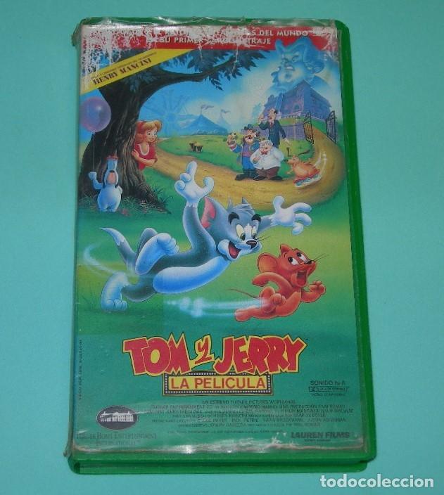 Cine: PEL&Iacute;CULA VHS TOM Y JERRY LA PEL&Iacute;CULA - LAUREN FILMS - ANIMACI&Oacute;N -