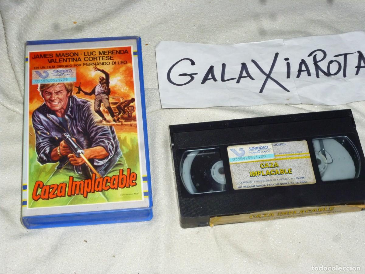 Cine: Caza implacable. Pelicula en video VHS - Foto 1