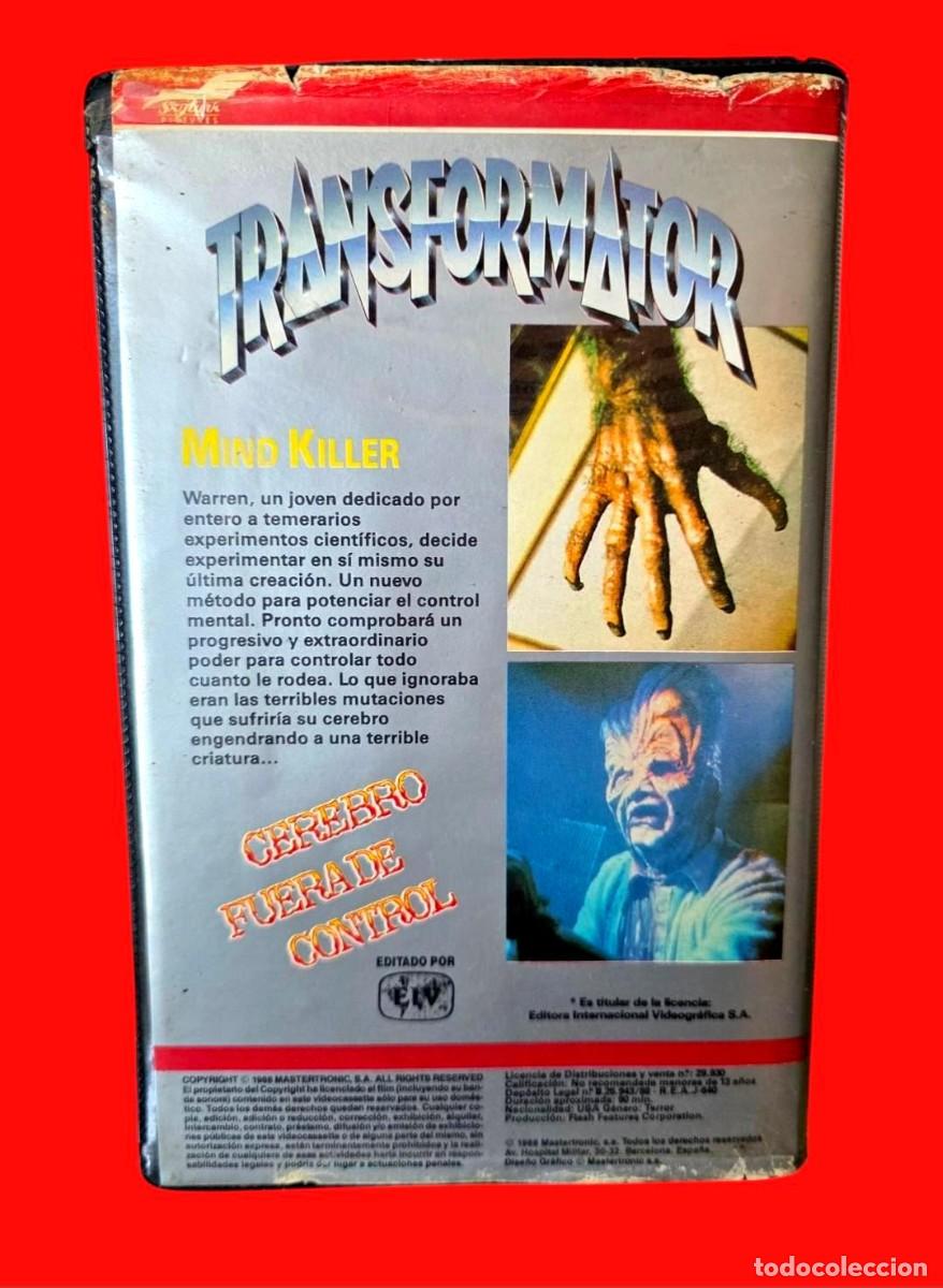 Cine: TRANSFORMATOR (1987) - Mindkiller (Mind Killer) (The Brain Creatures) TERROR - Foto 2