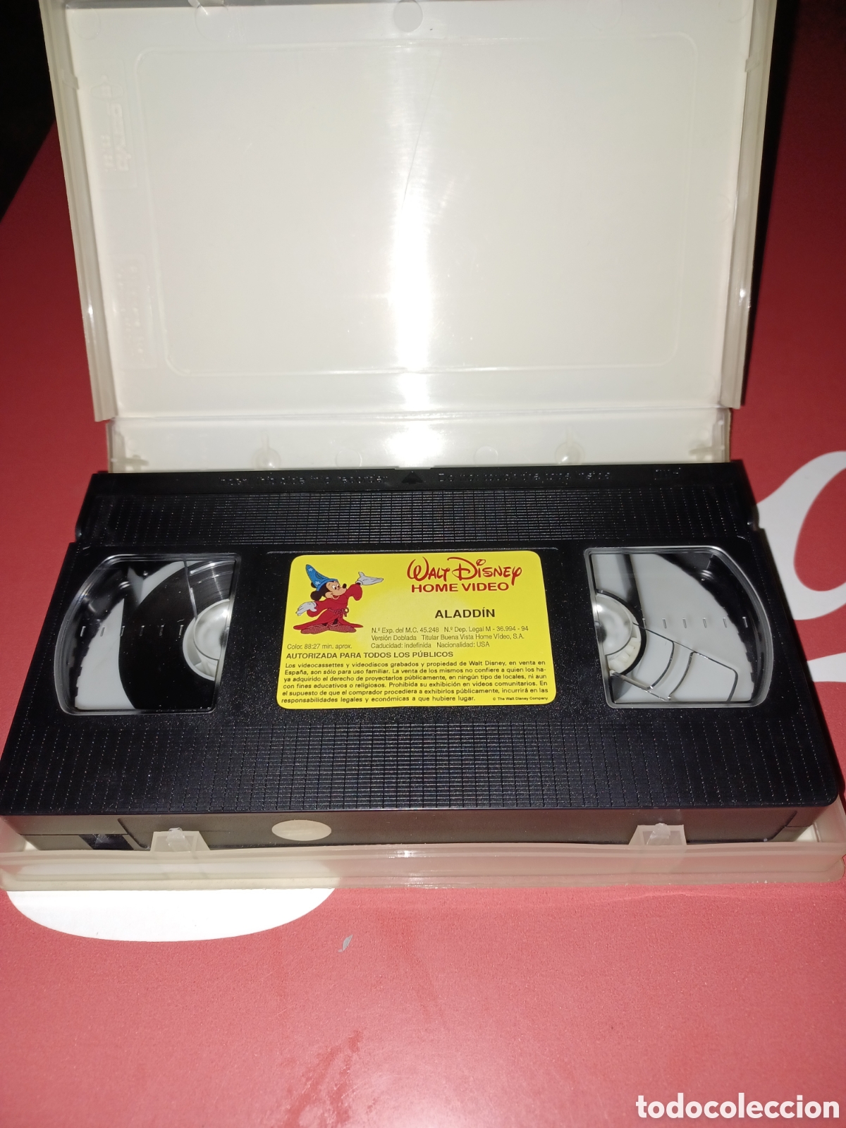 Cine: Pel&iacute;cula vhs aladdin versi&oacute;n en ingles - Foto 5
