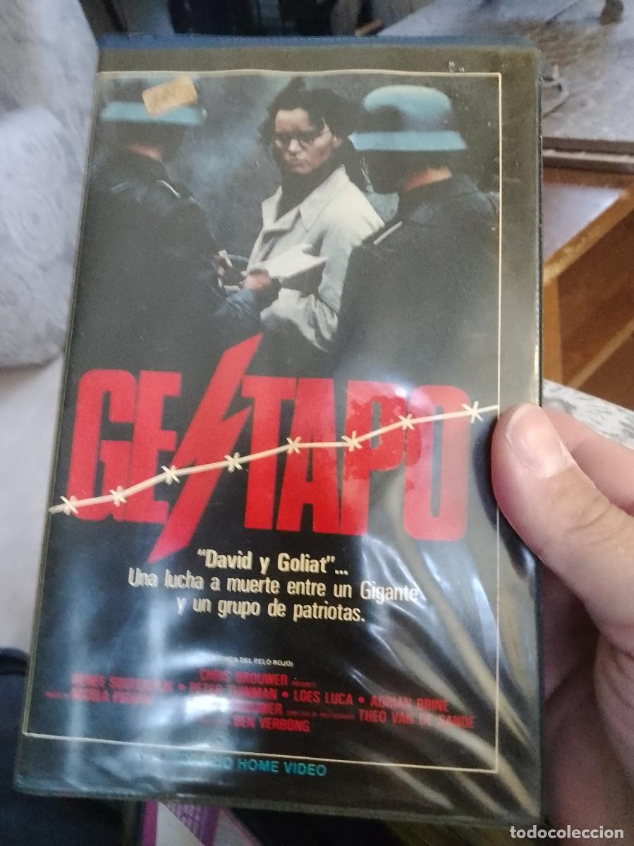 Cinema: Gestapo vhs caja grande vhs A&ntilde;os 80