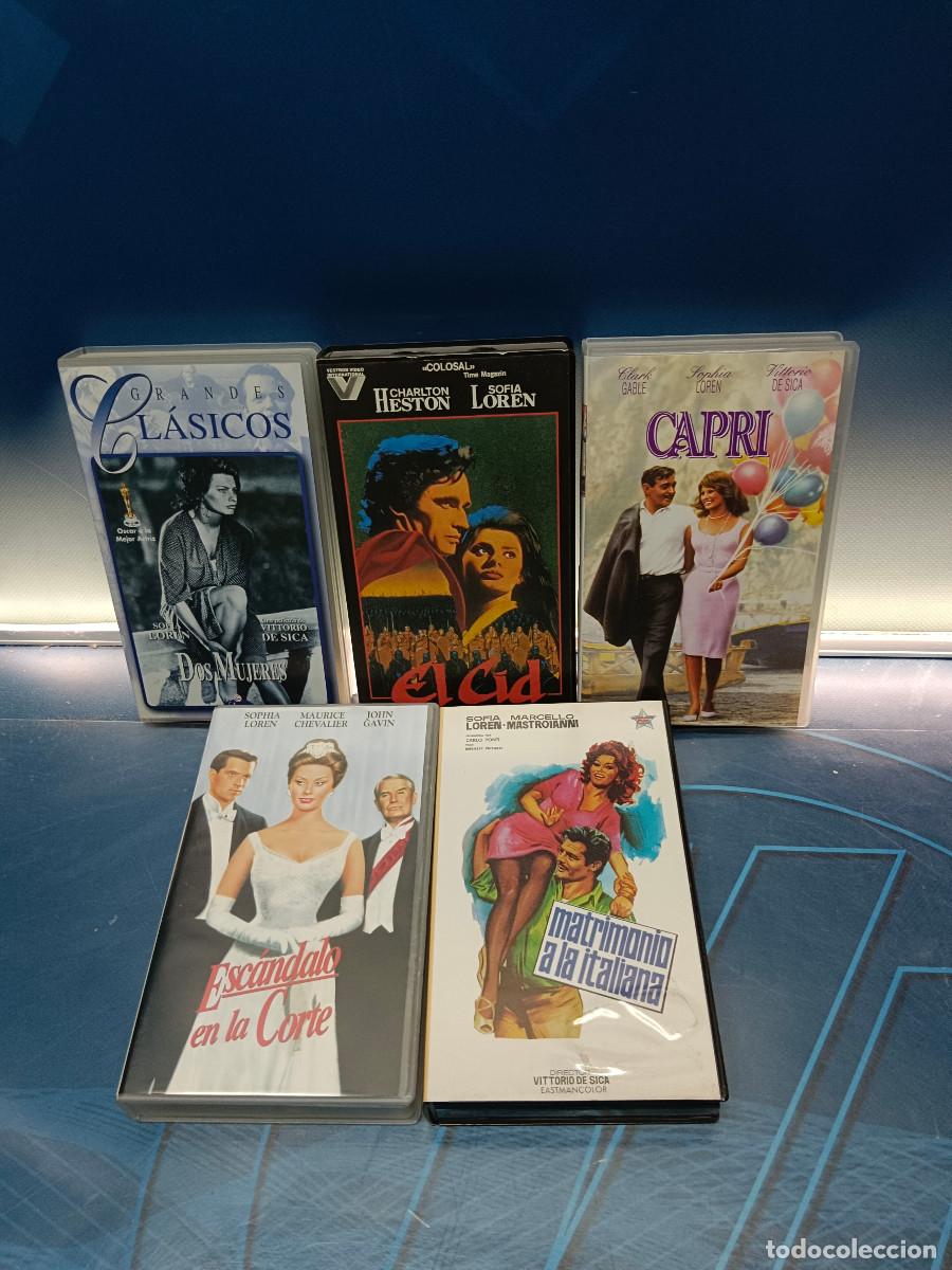 Cine: 5 vhs, Pel&iacute;culas de Sofia Loren - Foto 1