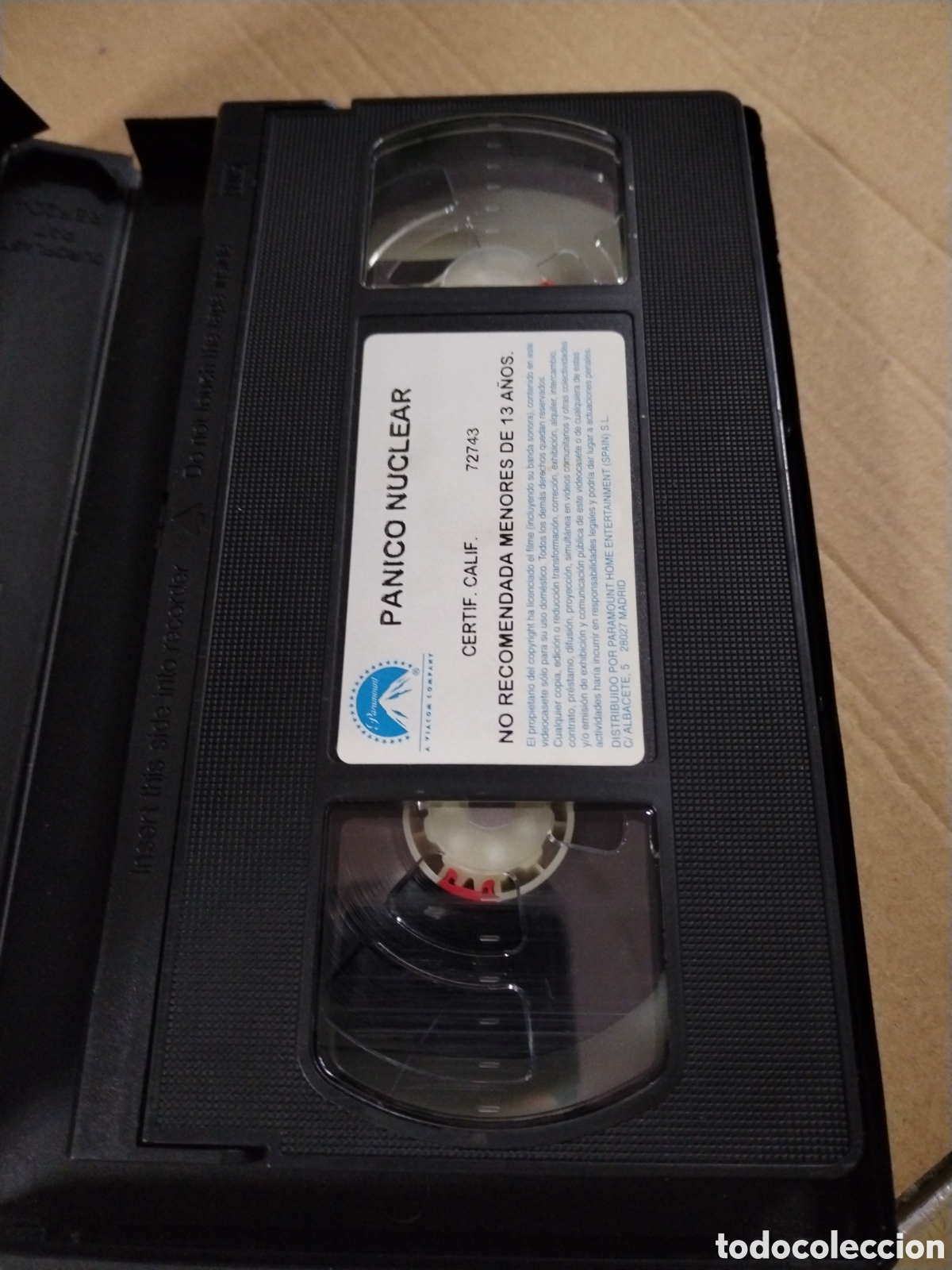 Cine: PANICO NUCLEAR. BEN AFFLECK. Caja grande. VHS - Foto 3