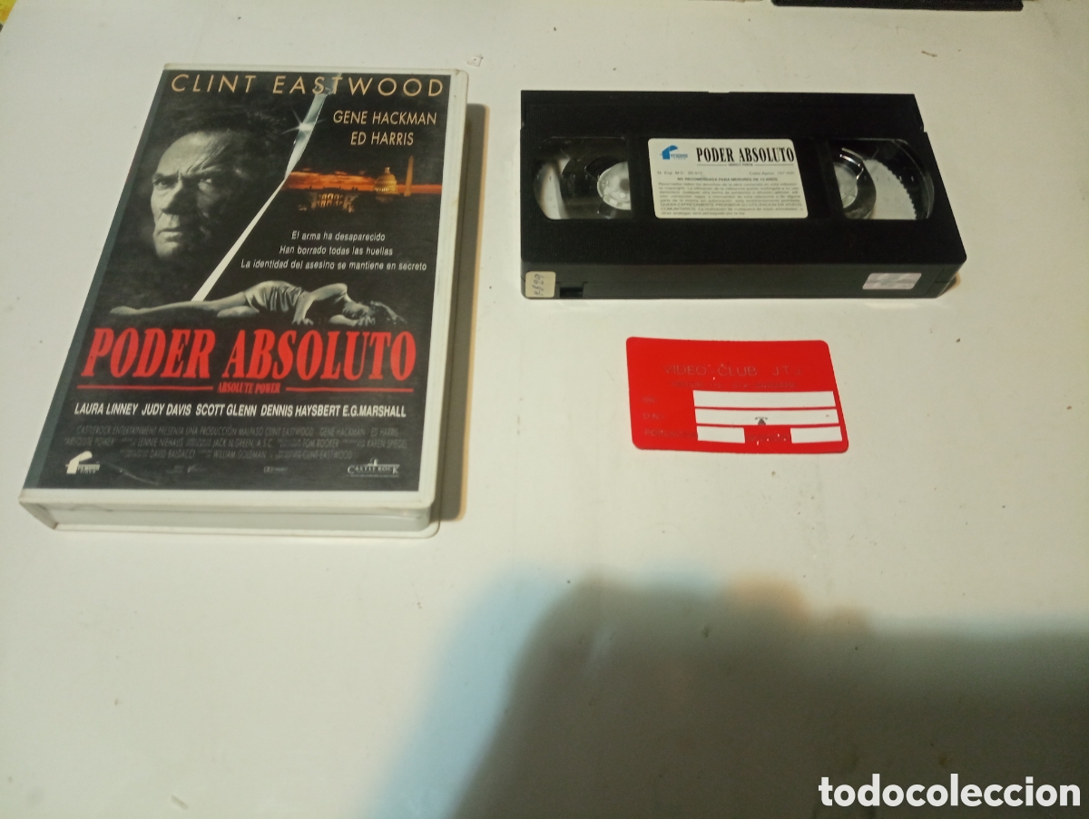Cine: VHS Disney CLINT EASTWOOD PODER ABSOLUTO - Foto 1