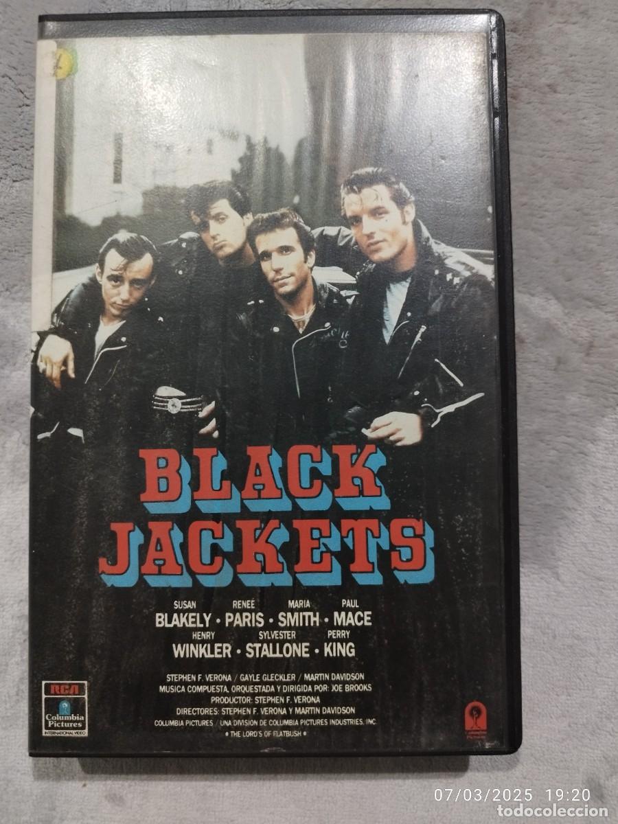 Cine: PELICULA BLACK JACKETS- VHS - STALLONE. - Foto 1