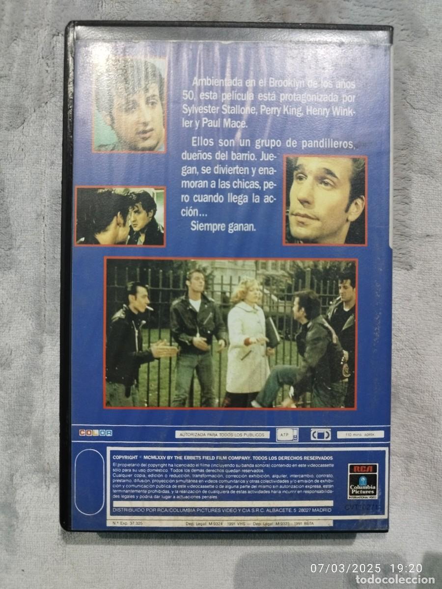 Cine: PELICULA BLACK JACKETS- VHS - STALLONE. - Foto 2