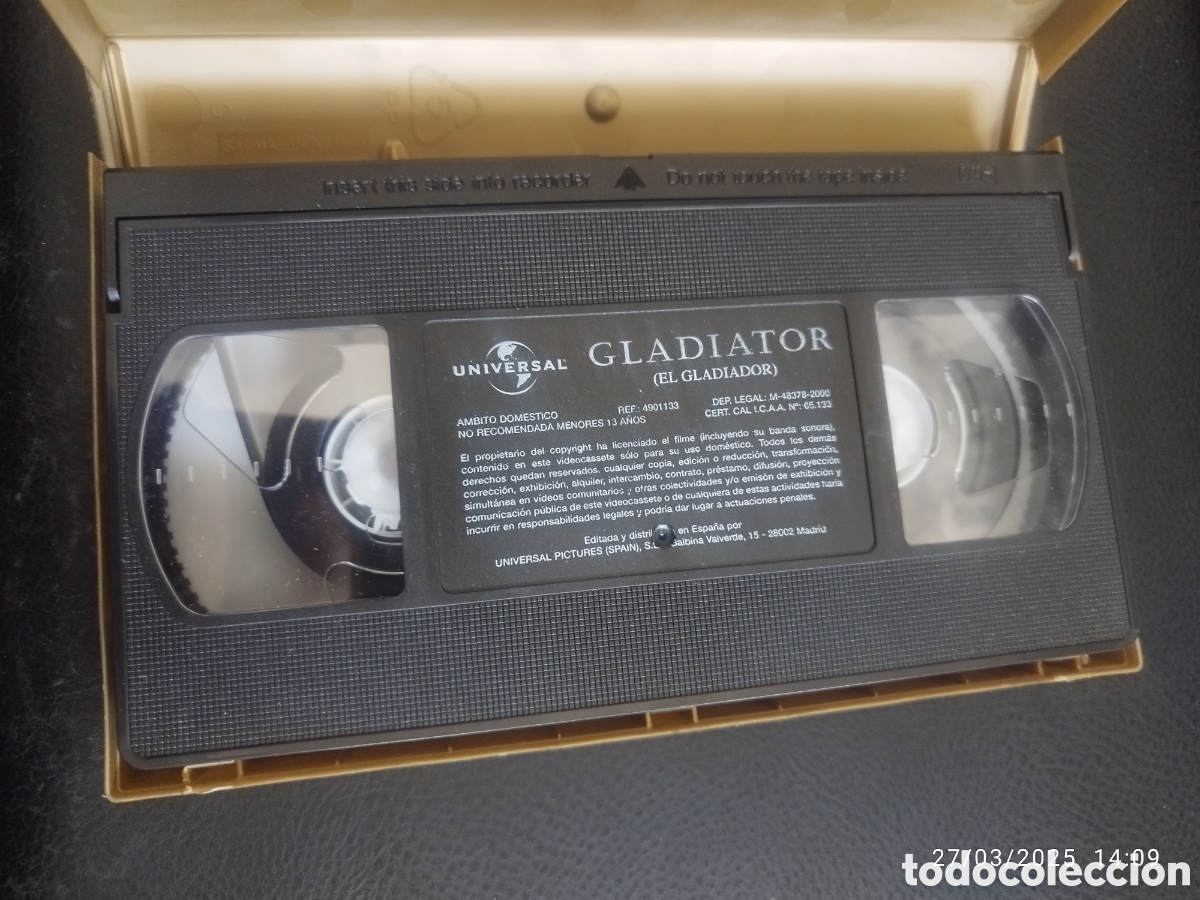 Cine: GLADIATOR - VHS - RUSSELL CROWE. - Foto 5