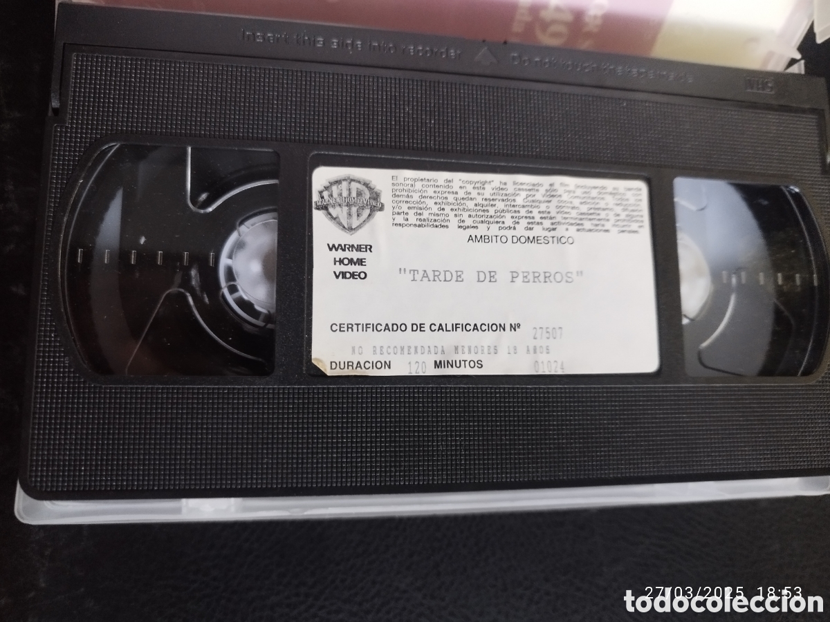 Cine: TARDE DE PERROS - VHS - AL PACINO - Foto 3