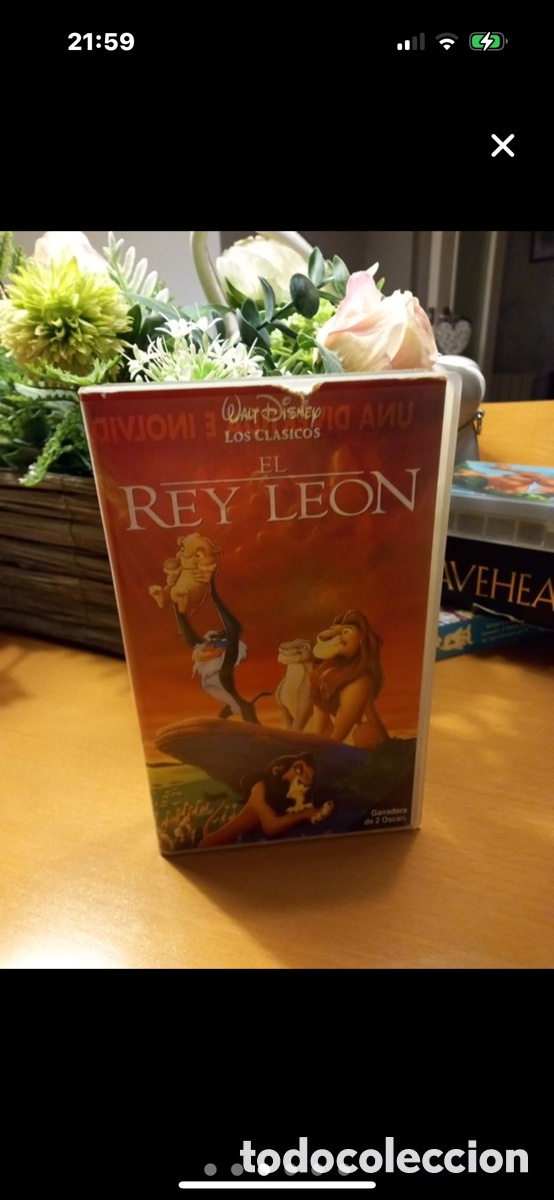Cine: El Rey Le&oacute;n VHS original - Foto 3