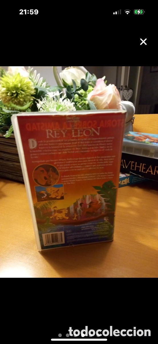 Cine: El Rey Le&oacute;n VHS original - Foto 4