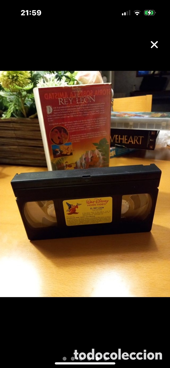 Cine: El Rey Le&oacute;n VHS original - Foto 5