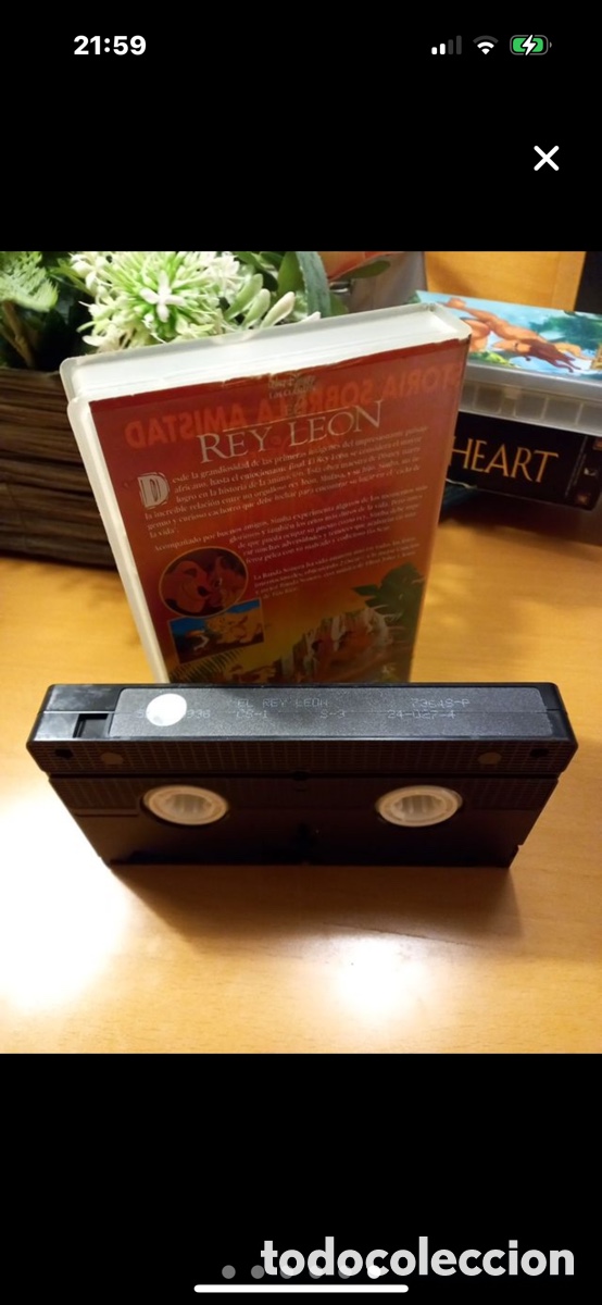 Cine: El Rey Le&oacute;n VHS original - Foto 6