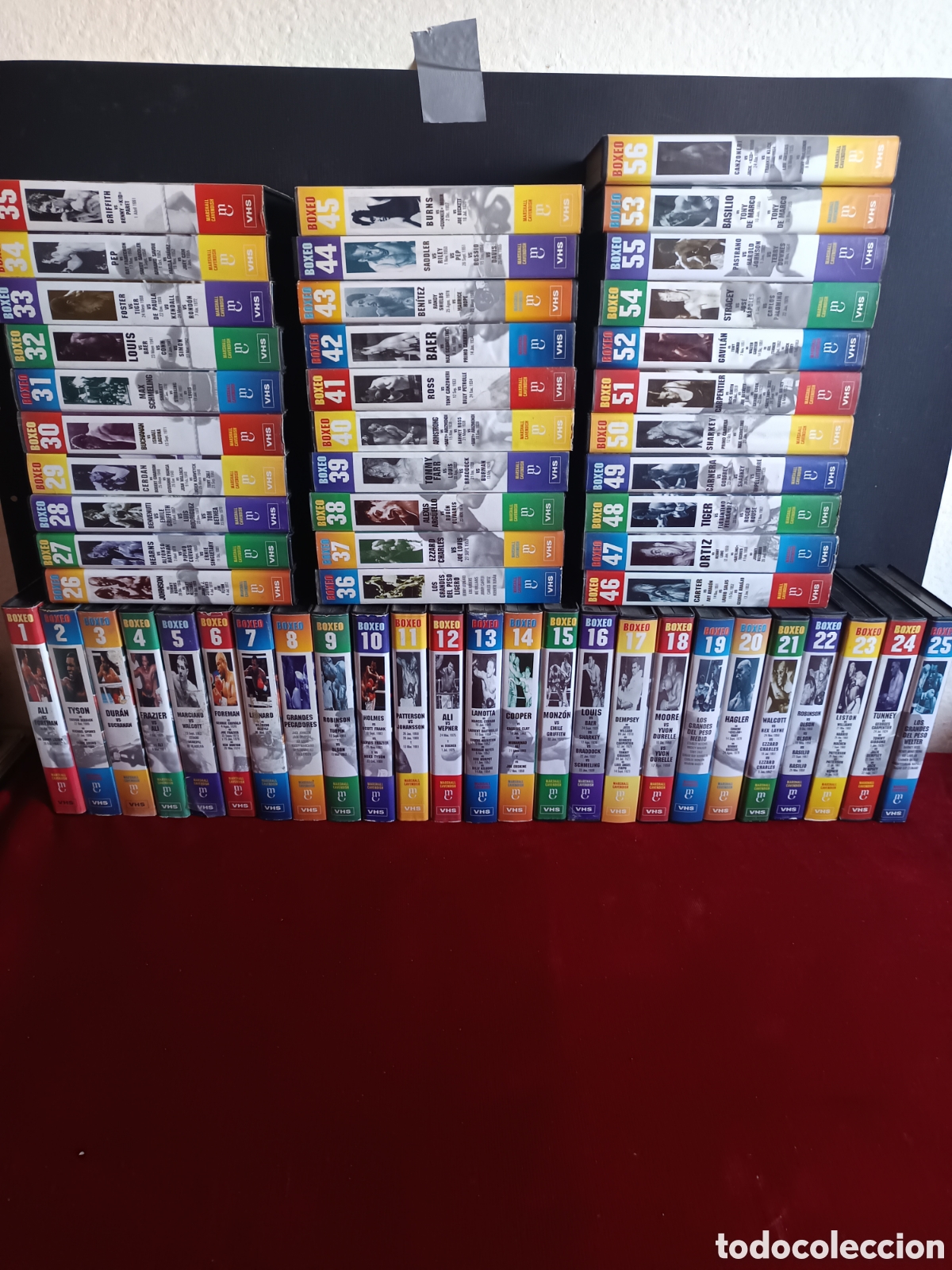 Cine: BOXEO colecci&oacute;n de 56 VHS - Foto 2