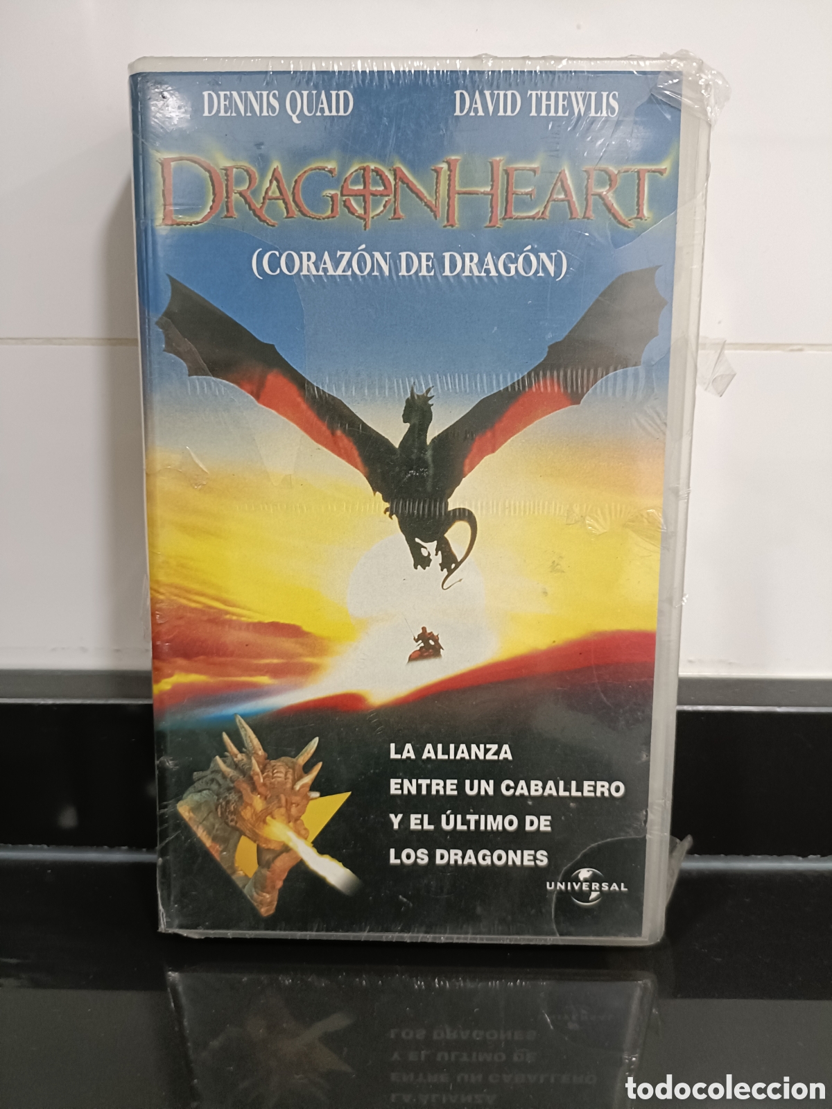 Cine: VHS Dragonheart Coraz&oacute;n de drag&oacute;n precintada