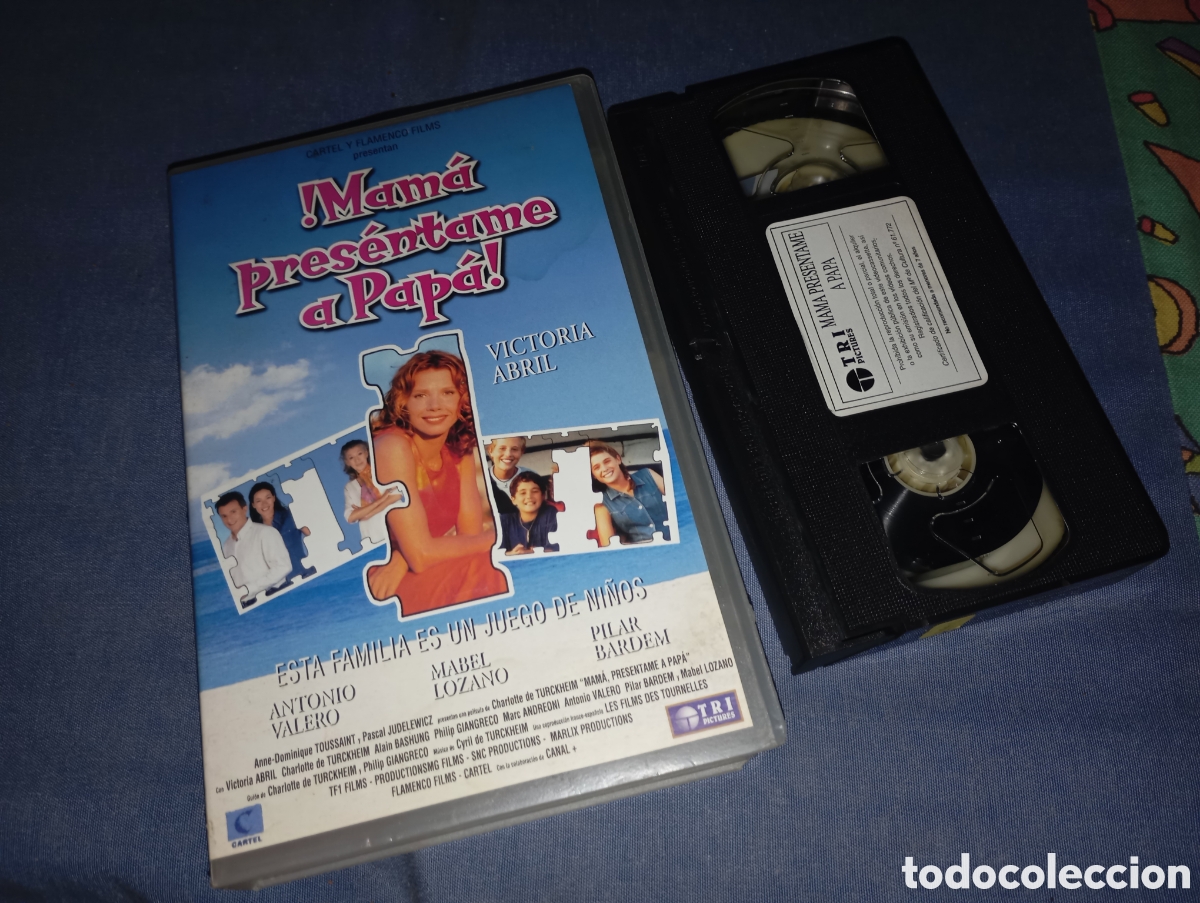 Cine: Mama prestame a papa- vhs- victoria abril - descatalogada