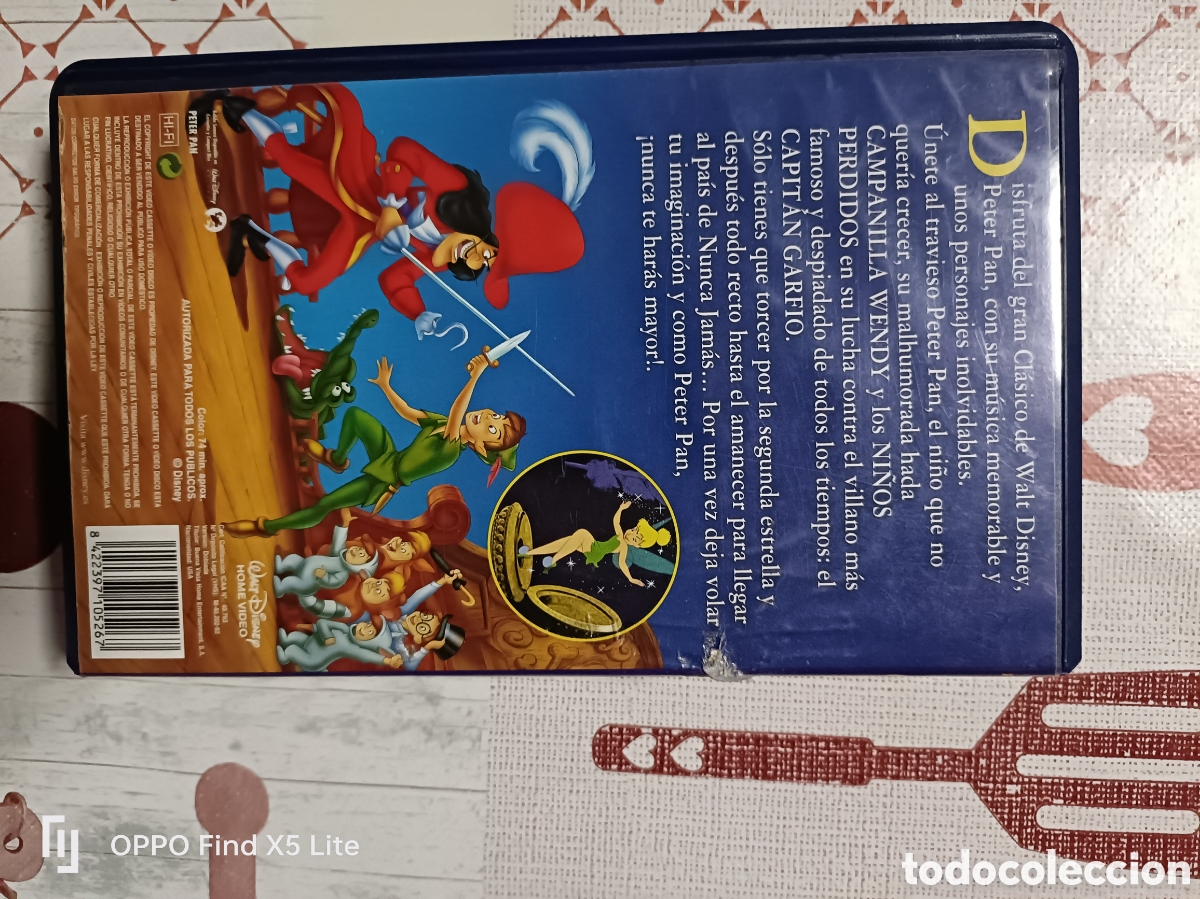 Cine: VHS Peter Pan -Disney- - Foto 2
