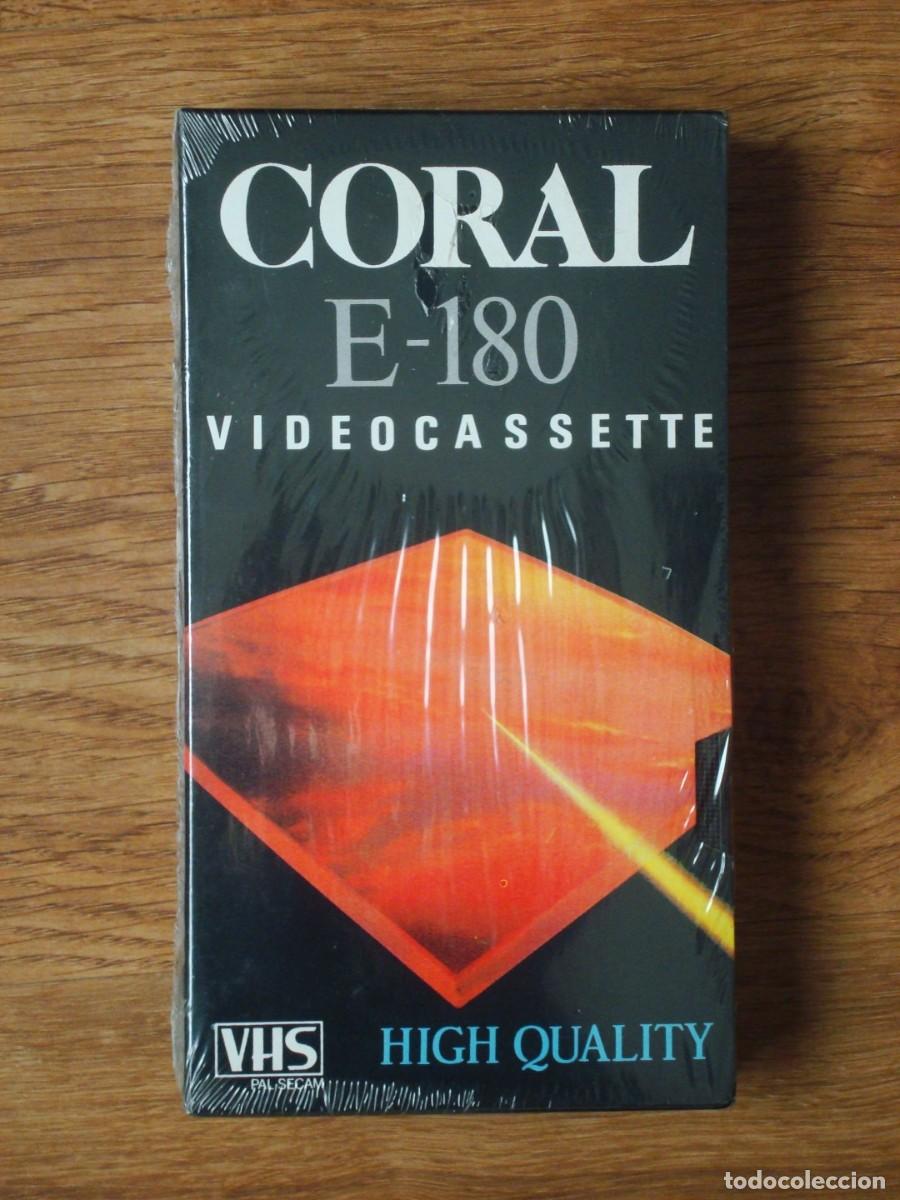 Cine: Cinta VHS virgen para grabar (precintada) Coral E-180