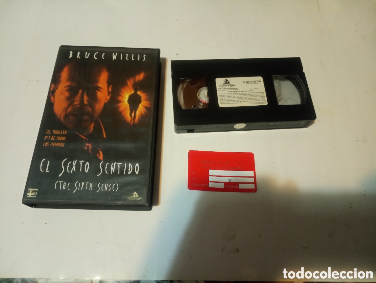 Cine: VHS Disney EL SEXTO SENTIDO BRUCE WILLIS - Foto 1