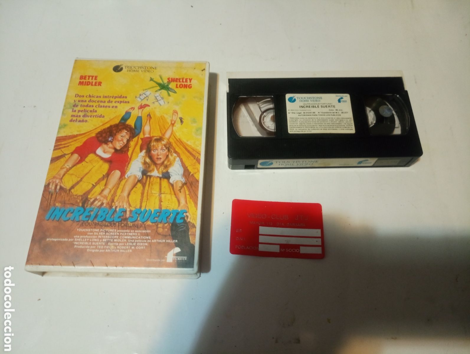 Cine: VHS Disney incre&iacute;ble suerte - Foto 1