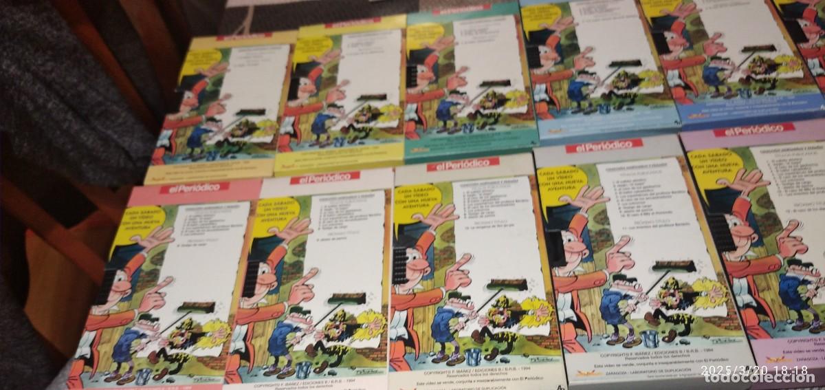 Cine: PACK 11 VHS MORTADELO Y FILEMON - Foto 4
