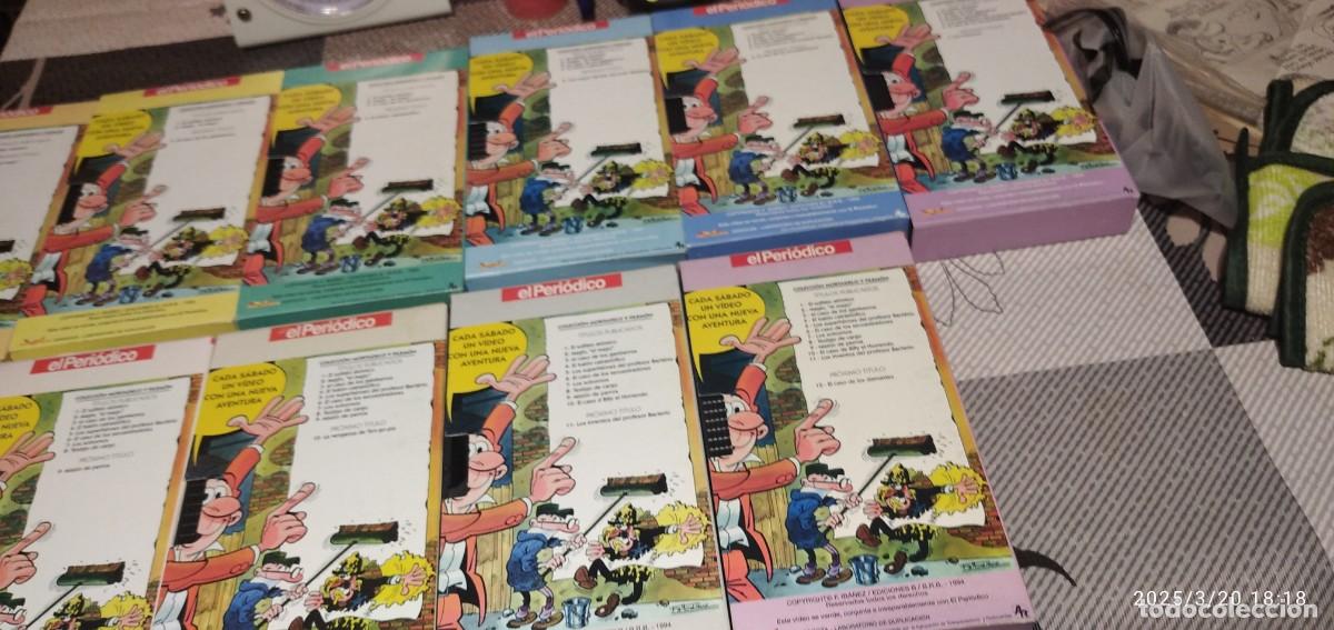 Cine: PACK 11 VHS MORTADELO Y FILEMON - Foto 5