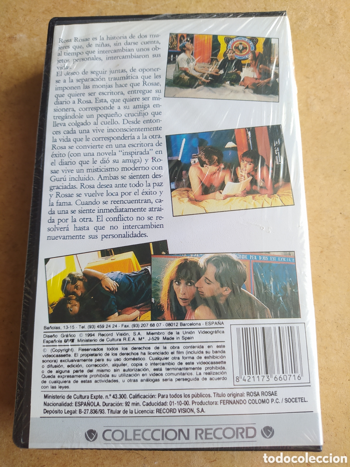 Cine: VHS - rosa rosae ( precintada) - Foto 2
