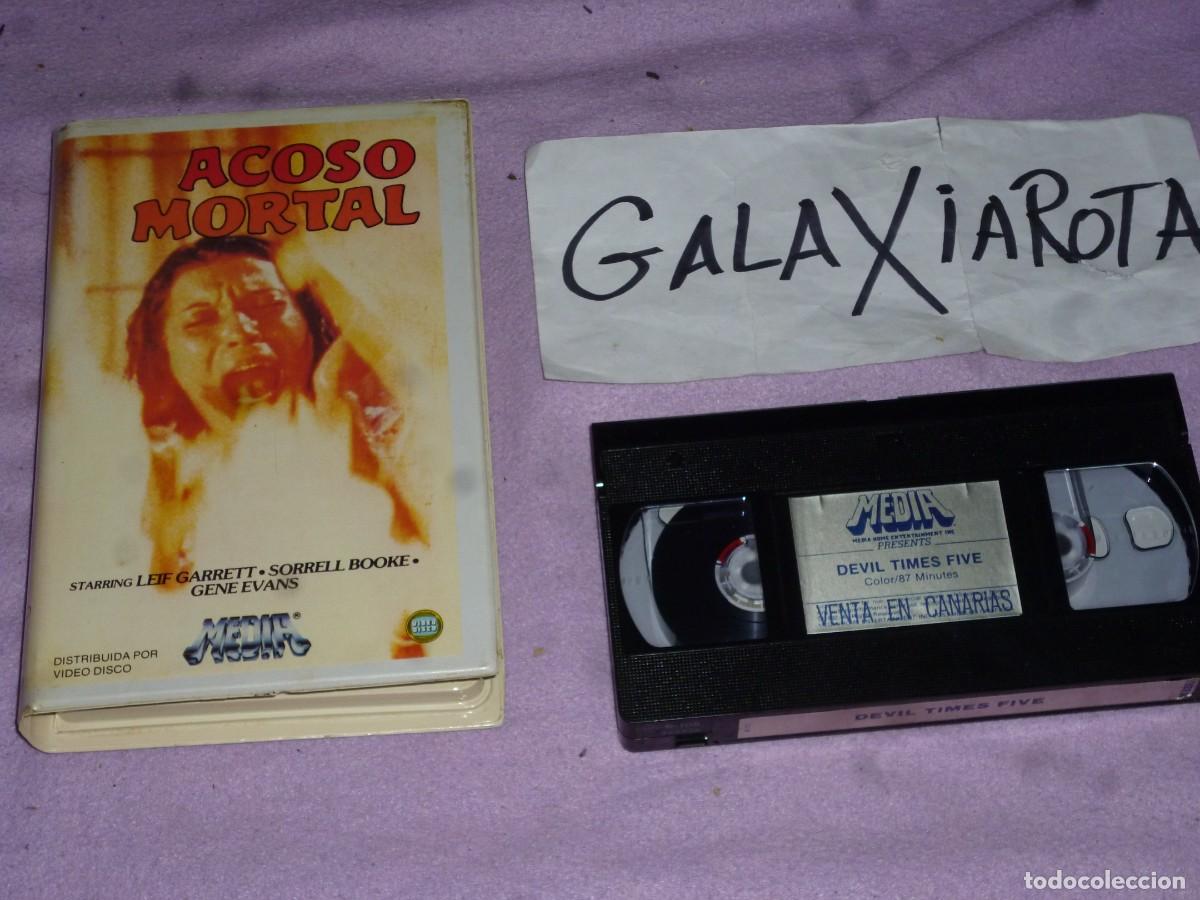 Cine: Acoso mortal. Devil times five. Pelicula en video VHS