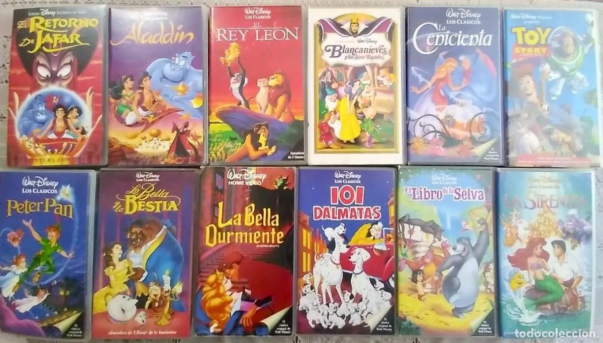 Cine: Pack Peliculas Disney VHS