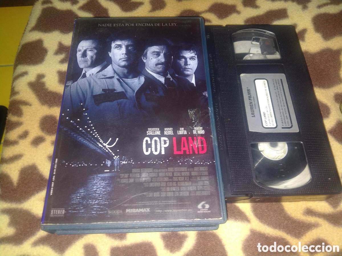 Cine: VHS- Cop land- Sylvester Stallone- Caja grande