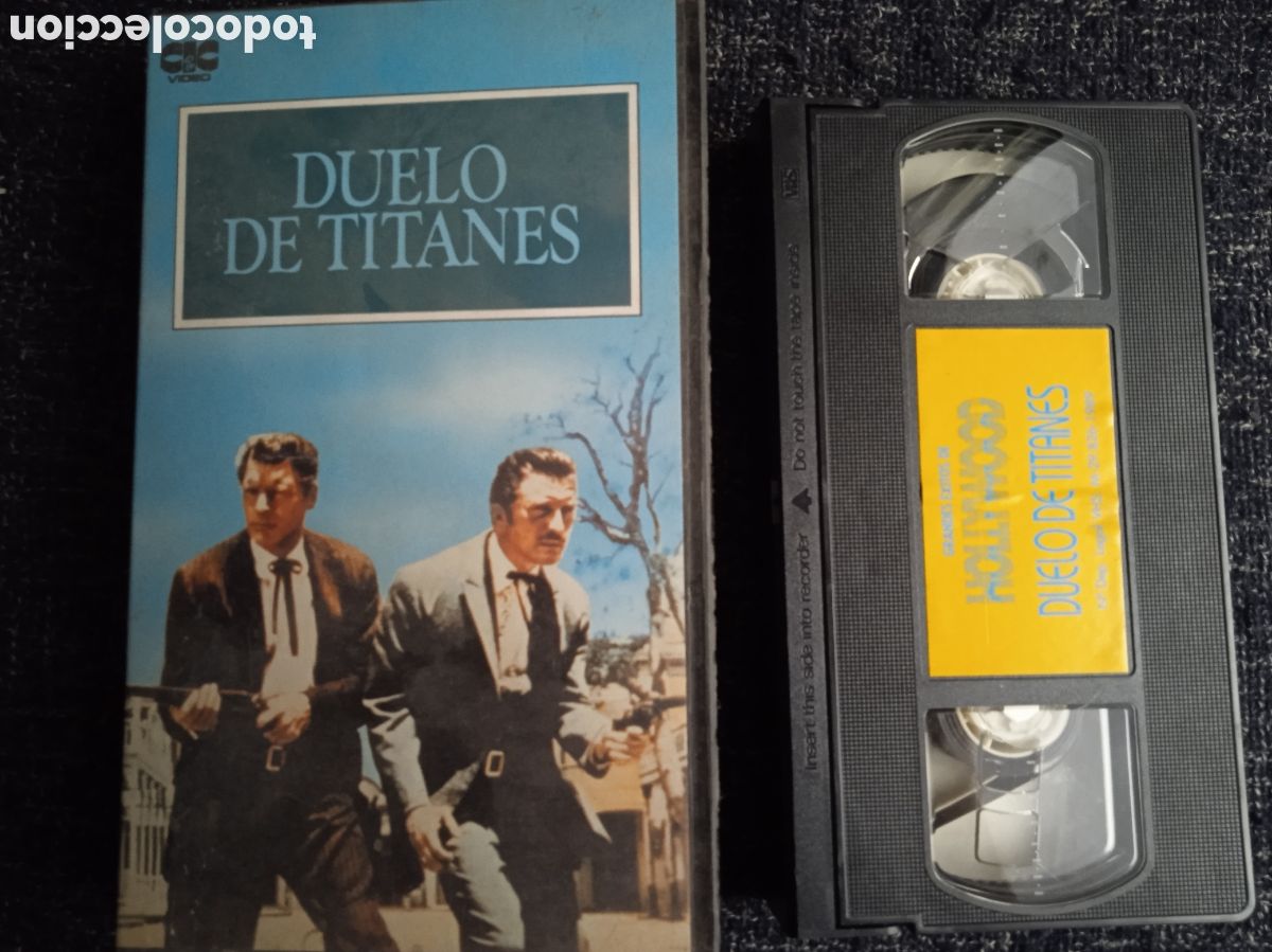 Cinema: VHS - DUELO DE TITANES - BURT LANCASTER - KIRK DOUGLAS