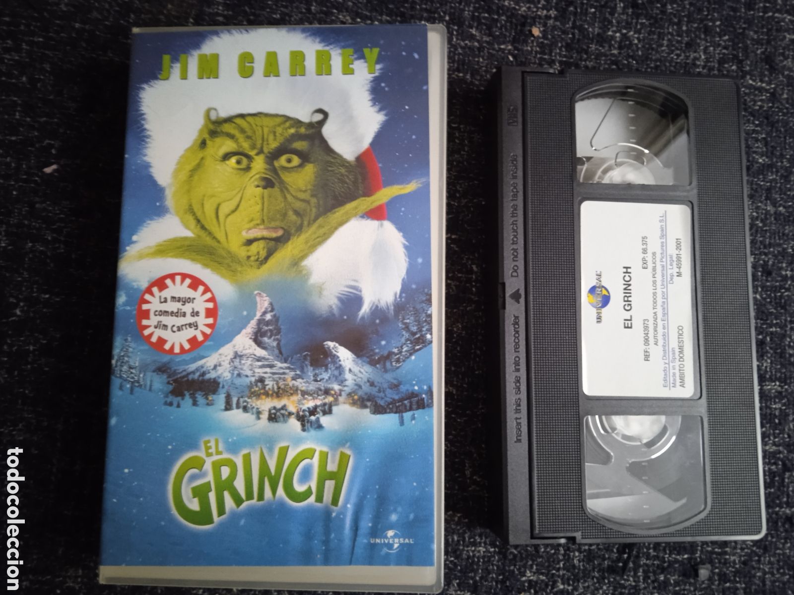 Cinema: VHS -EL GRINCH - Jim Carrey